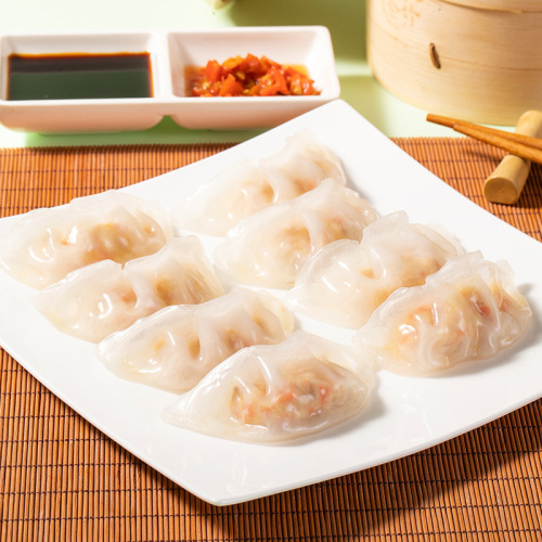 Xiyun Shrimp Dumplings, Royal Shrimp Flavored Crystal Shrimp Dumplings, Nutritious Breakfast for Children, Semi-finished Ready-to-Eat Crystal Steamed Dumplings Wholesale