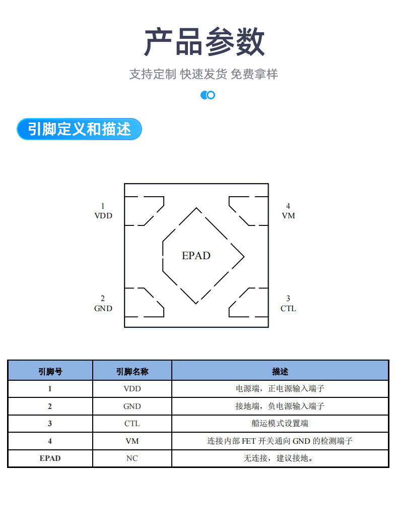 头戴式耳机保护芯片