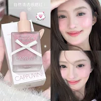 Cappuvini натуральные легкие пузырьковые румяна-капельница с водно-глянцевой кожей, натуральные корейские жидкие румяна с воздушным эффектом