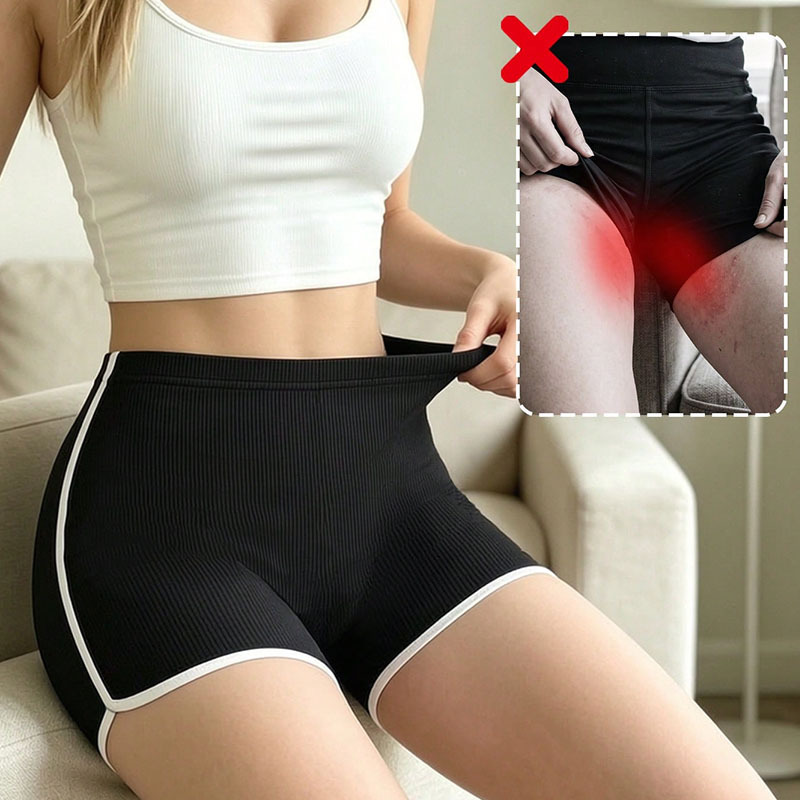 Cross-border exclusive mid-waist cycling yoga shorts for women, comfortable sports shorts, fitness running elastic leggings