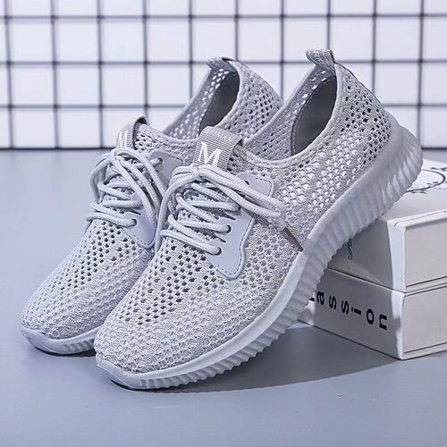  Summer Mesh Breathable Sports Shoes for Women, Net Eye Versatile Casual Ladies Lightweight Soft Sole Running Shoes for Children and Adults