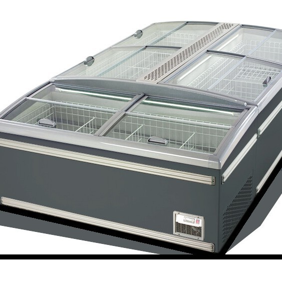 Guangzhou Source Factory Wholesale Direct Sales Export Export Low Temperature Freezing Direct Cooling Automatic Frost Island Cabinet-18~-22