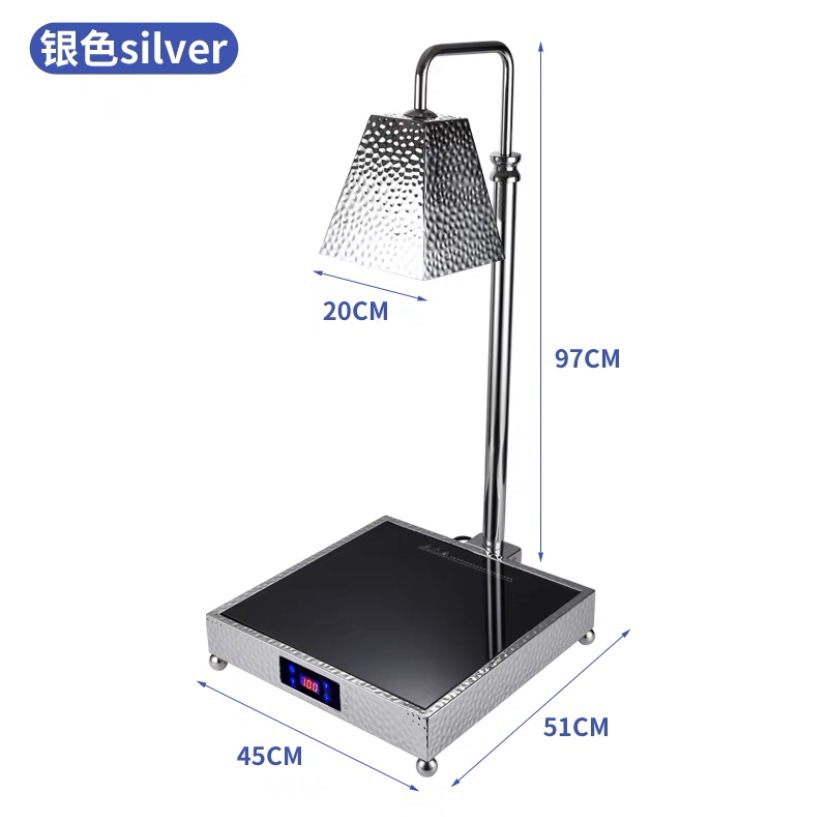 Lámpara de aislamiento de alimentos de buffet lámpara de calefacción de alimentos de restaurante lámpara de calefacción de mesa de calefacción de alimentos de restauración lámpara de barbacoa hotel comercial