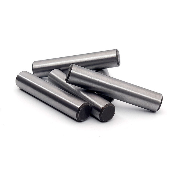 45 steel cylindrical pin white zinc plated fixed pin natural color…