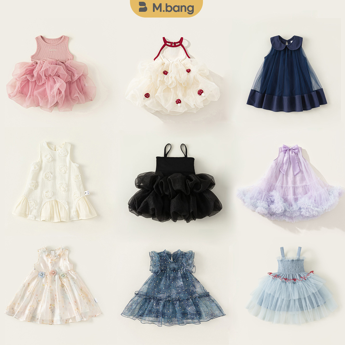 [High-End Princess Birthday Dress Collection] Summer Puffy Dresses for Baby Girls, Children's Dresses, Toddler Dresses