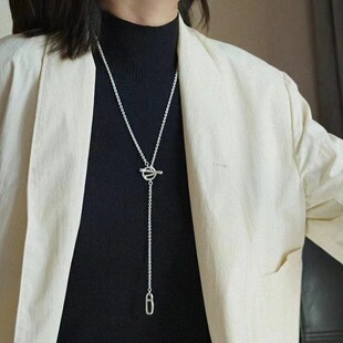 Japanese niche designer multi-wear necklace sweater chain long high-grade women's all-match clavicle chain necklace