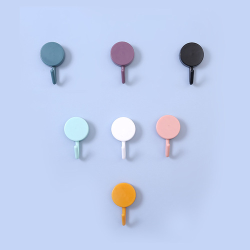 Hooks without punching holes, traceless Nordic style creative kitchen door, bathroom traceless hooks, strong adhesive for clothes