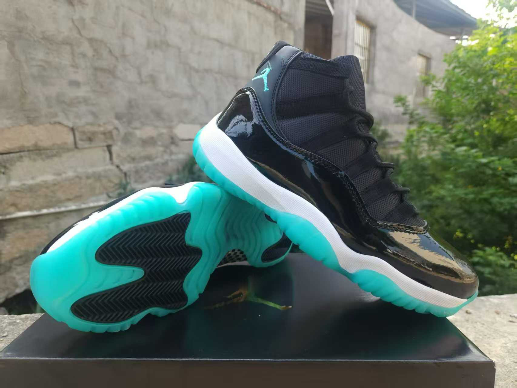 Zapatillas de Baloncesto para Comercio Exterior al por Mayor, Dropshipping aj11 de Caña Alta y Baja, Zapatillas de Baloncesto Conkou Gamma Blue Demon Legend para Hombre y Mujer aj11