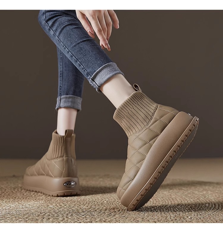 2023 Winter Thickened Northeast Cotton Shoes Network Red Tide Brand Bread Shoes_voghion.com