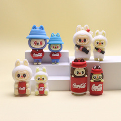 クロスボーダークリエイティブ人気コーラドリンクラブリーバッグ小さなキーホルダーアクセサリー diy かわいいランドセル車の装飾品