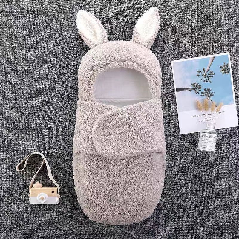 Bebé abraza bolsa de dormir otoño-invierno engrosado frío y cálido recién nacido paquete de salida - mes