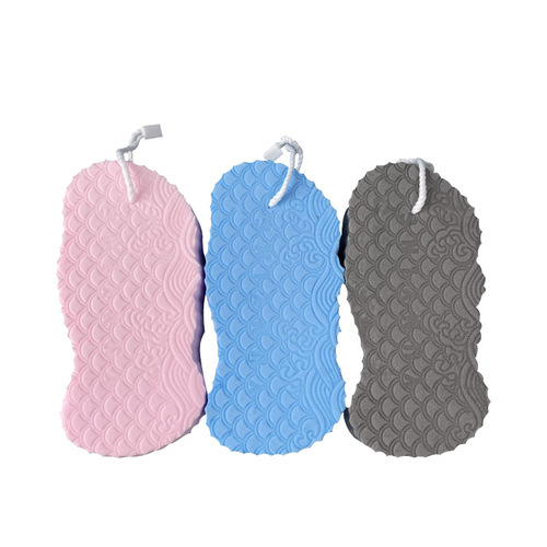 3D three-dimensional bath sponge sponge baby bath towel rub mud does not hurt the skin bath cotton baby fish scale pattern bath artifact