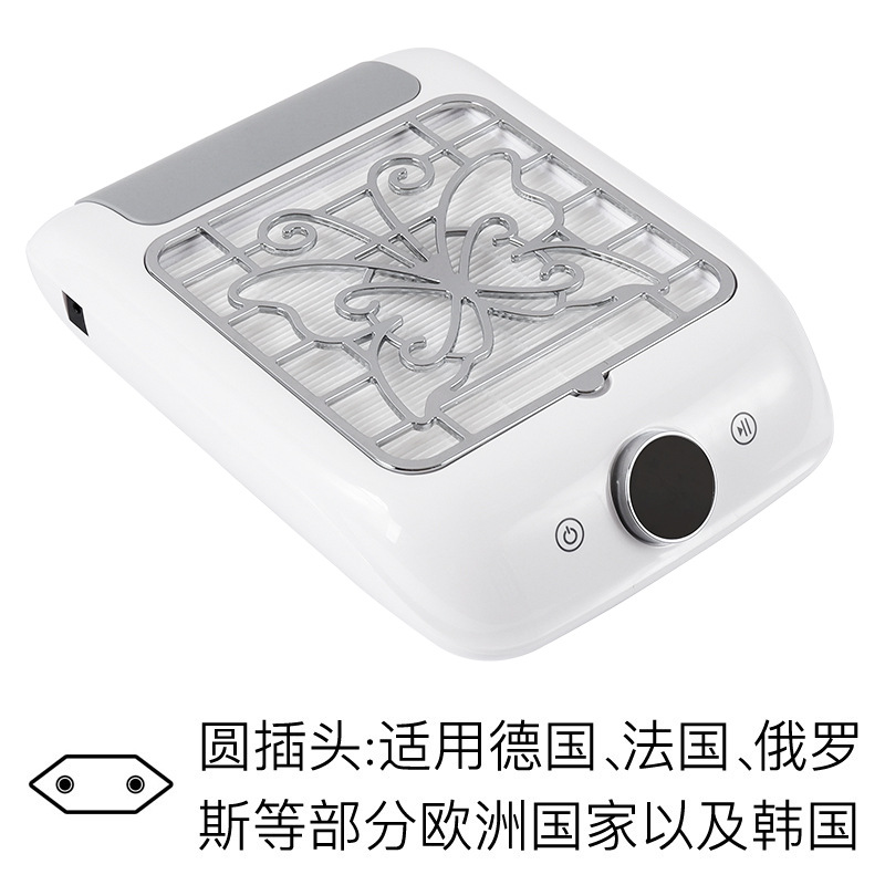 aspirador de manicuras de alta succión japonés turbina de manicuras colector de polvo de bajo ruido de sobremesa de manicuras sin cenizas