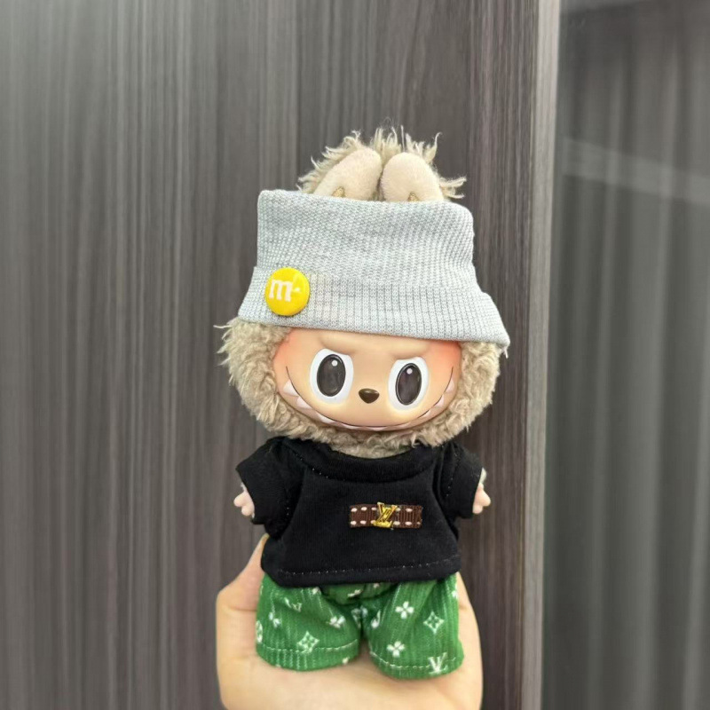 ラブブベビー服 17cm ぬいぐるみ ラブブ 座りパーティー 一世代と二世代の着替えセット|undefined