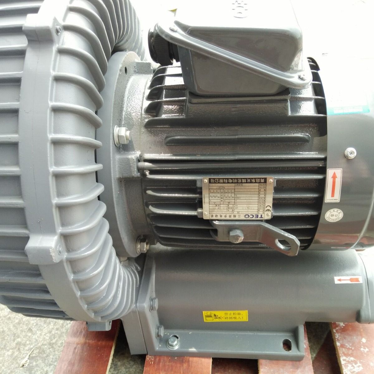 东元高压风机RB-077 7.5HP 5.5KW 2P 3相38OV 2.5寸口径 价格优惠