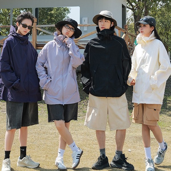 Jiaoxiake's New Summer Sun Protection Clothing for Men and Women, Thin, Quick-Drying, Breathable Ice Silk Outdoor Anti-Uv Fishing Clothing for Men