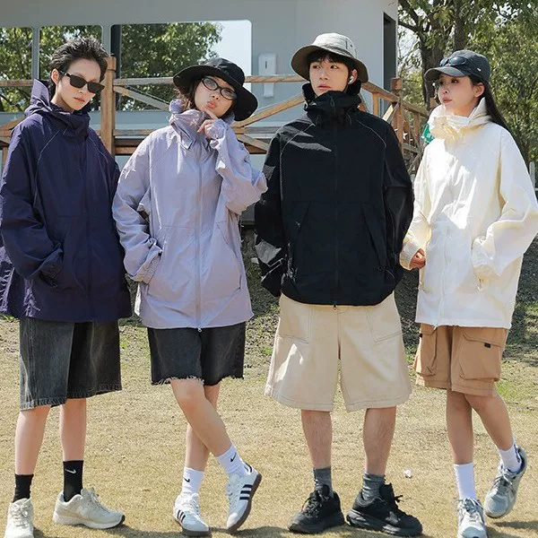 Jiaoxiake's New Summer Sun Protection Clothing for Men and Women, Thin, Quick-Drying, Breathable Ice Silk Outdoor Anti-Uv Fishing Clothing for Men