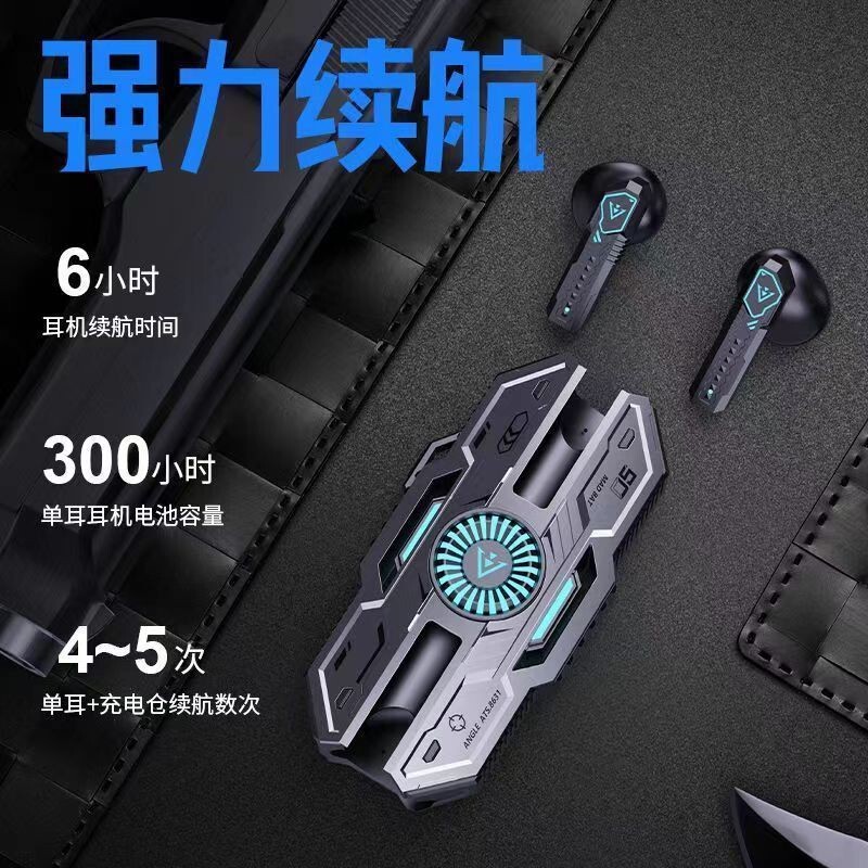 2025新型ゲーム無線bluetoothイヤホンがクールな機甲風半入耳式騒音低減男子が長く続いている|undefined