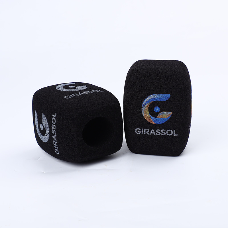 定制麦克风防风降噪吸音话筒罩配件新闻采访植绒电视台海绵话筒套