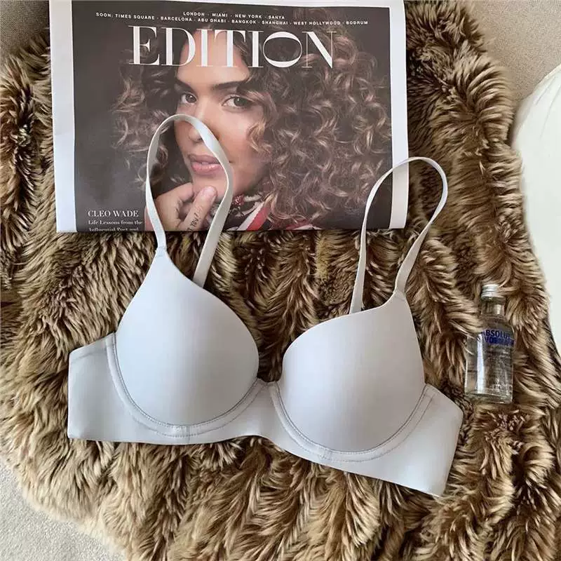 Supporting bra with steel rings, summer thin underwear