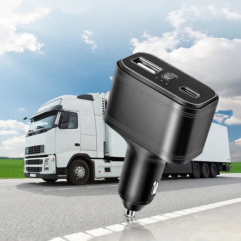 New Car-Mounted 4Gtk818 Gps Locator Cigarette Lighter Fast Charging Car Charging Accurate Positioning Plug in