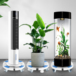 圆形空调柜机底座托架圆柱形煤气罐花盆垫高架排水架移动增高架