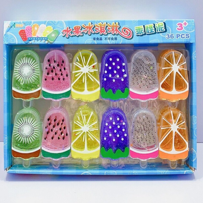 36 into the small popsicle bubble gum fruit ice cream crystal mud with fragrance net red high color value fun 36 into the small popsicle bubble gum fruit ice cream crystal mud with fragrance net red high color value fun