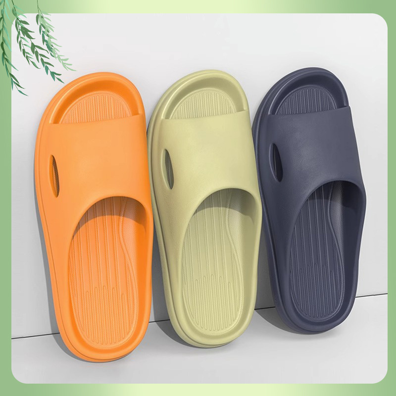 Slippers Women's 2024 Summer Home Bathroom Non-slip Comfortable Soft Bottom Lightweight Deodorant EVA Couple Sandals and Slippers for Men