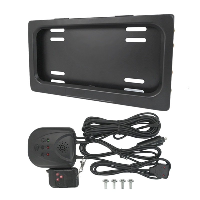Cross-Border Amazon Us Standard Electric Dual License Plate Holder License Plate Frame Canada One to Two Control License Plate Frame