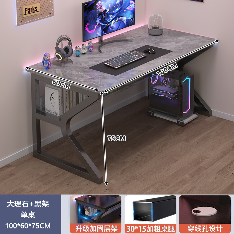 Escritorio de computadora dormitorio mesa de estudio estudiantil estante escritorio de oficina simple escritorio de oficina