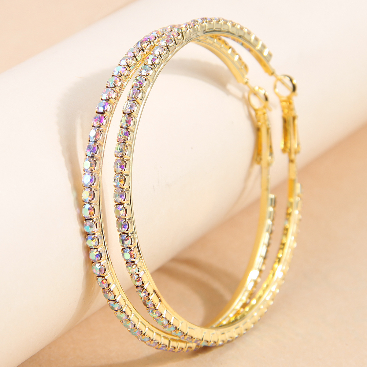 6.0cm High-Quality, Fashionable, Simple, Sparkling, Elegant and Personalized Women's Earrings