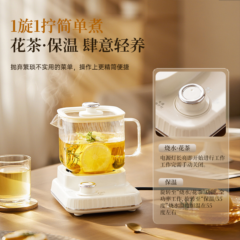 全玻璃多功能养生壶办公室小型迷你养生杯家用全自动电热杯煮茶器|undefined