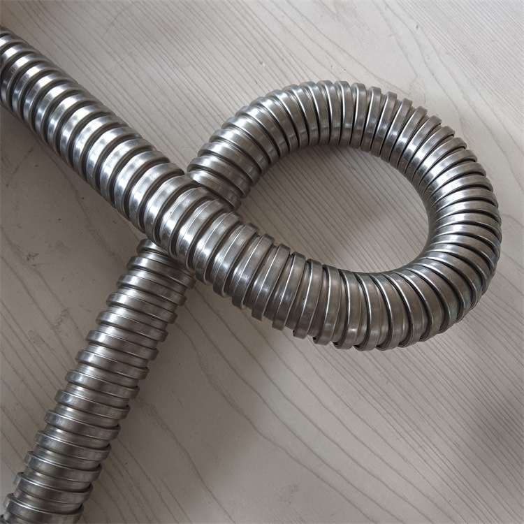 户外电力线缆保护用不锈钢软管 38mm单扣柔性护套现货