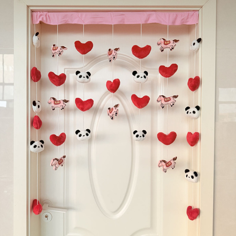 Children's Colorful Perforated Door Curtain Hanging Decoration Cat Curtain Free Shipping Home Decor Bowknot Room Cartoon Anime