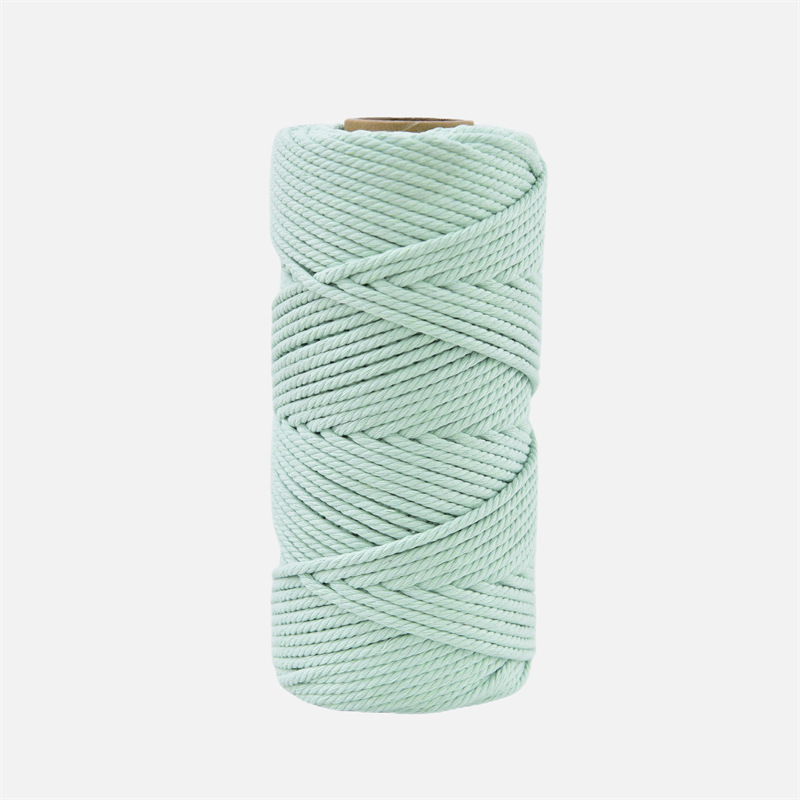 3mm cuerda de algodón colorido diy hecho a mano 4mm cuerda de tapiz cuerda tejida 5mm regalo cuerda de algodón decorativa cuerda de sombrero al por mayor