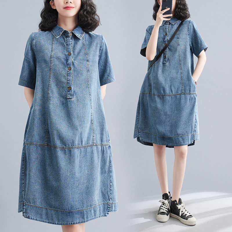 Design summer denim dress