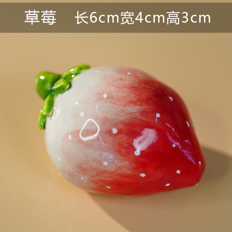 手作りの文化的で創造的な景徳鎮セラミックフルーツ装飾品デスクトップかわいい装飾品屋台小物卸売カスタマイズ|undefined
