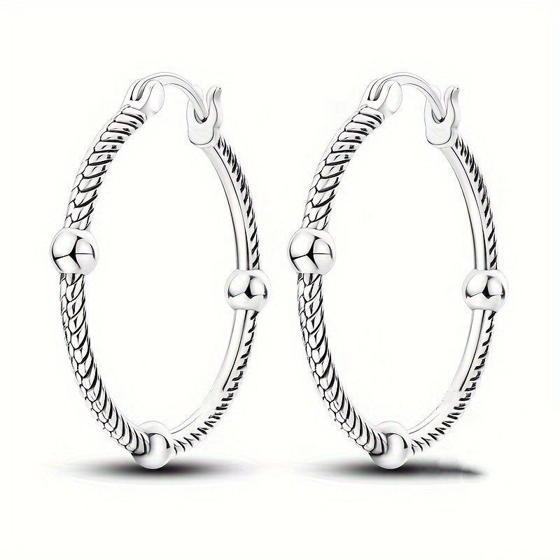 Cross-Border Hot Selling Fashionable Simple Niche Design Women's Earrings Earrings Unique Snake Bone Pattern Earrings Earrings