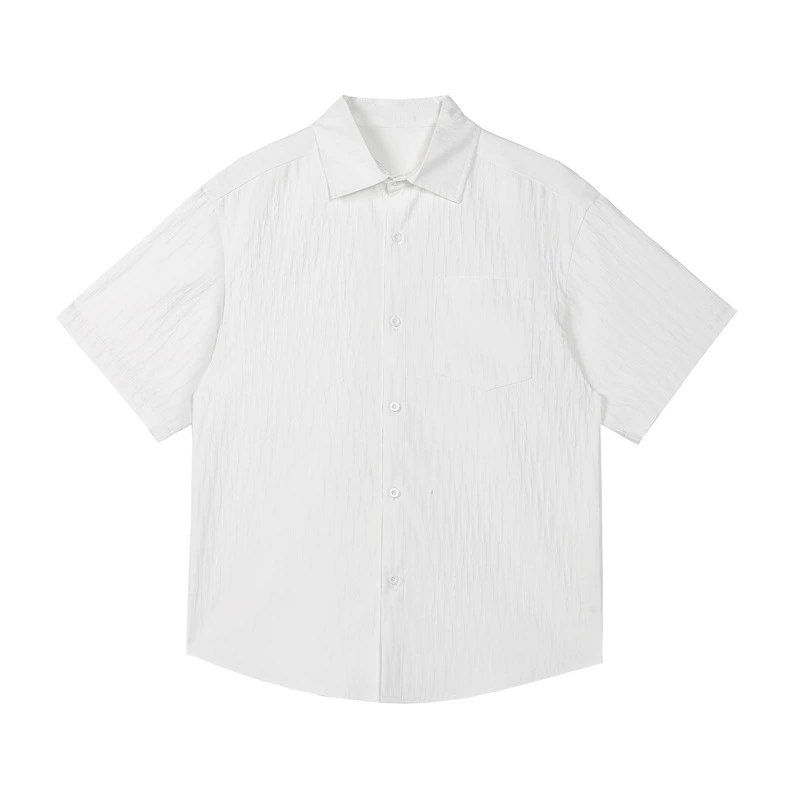 Summer solid shirt, plus size, 5x