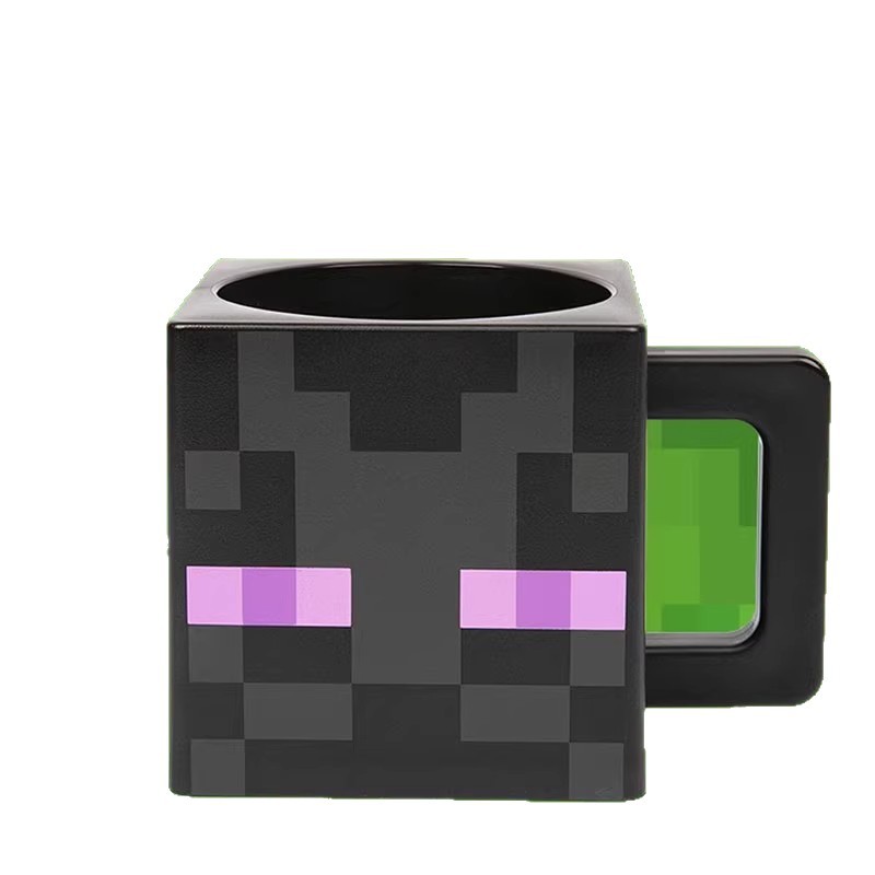 Mi mundo alrededor de tazas de dibujos animados creativos tazas de plástico anti-caída taza de desayuno de gran capacidad taza de agua