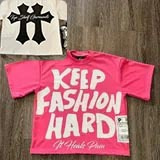 2025 cross-border Europe and the United States new T-shirt KEEP front and rear printing round neck short sleeve factory direct selling