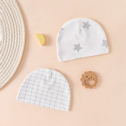 Newborn Baby Hat Four Seasons Baby Hat Single Layer Boneless Baby Hat Cute Double Layer Halogen Door Hat for Newborn Girls 