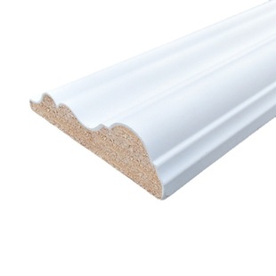 Factory Direct Sales of Home Decoration Solid Wood Lines, Simple White Mud-Coated Solid Wood Door Cover Lines, Solid Wood Spray Lines