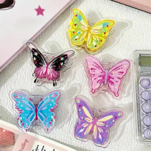 Cross-border Best Selling 5 Butterfly Acrylic PP Clips Support Purchase of Downstream Small Platforms