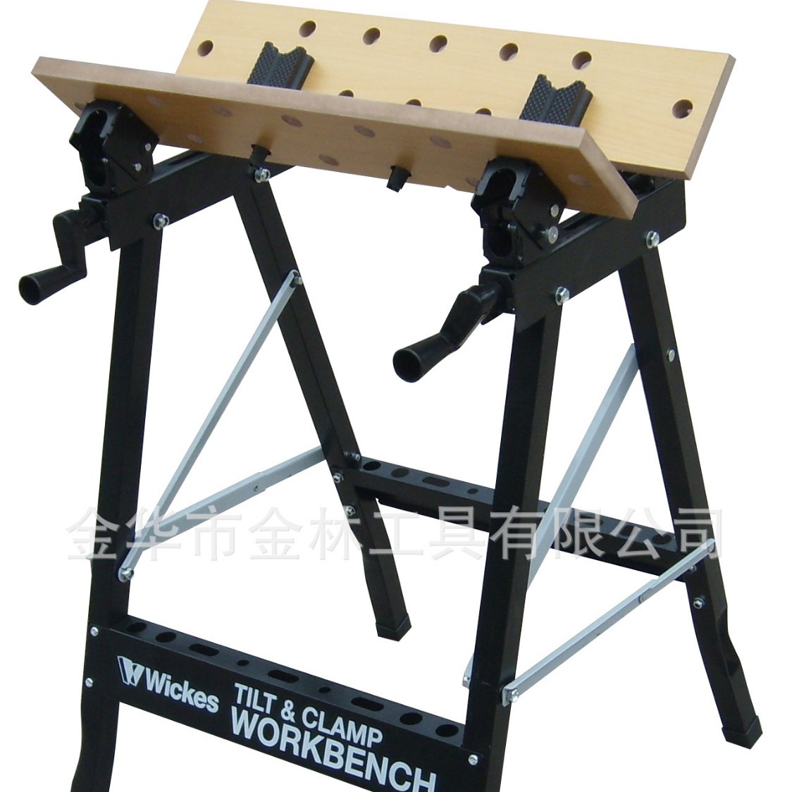 供应可折叠轻型木工工作台工作桌工具夹具铁支架支撑架锯马