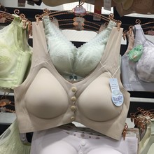 果冻8029前开扣无痕内衣聚拢固定杯内衣无钢圈收副乳胸罩文胸美背