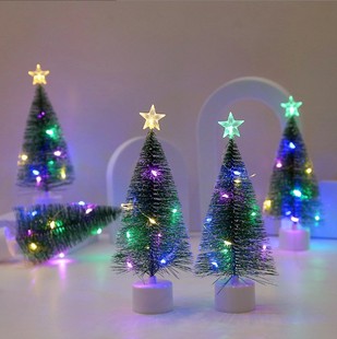 Mini Christmas tree Christmas Cedar desktop white pine needle tree window decoration Christmas gift Christmas decorations