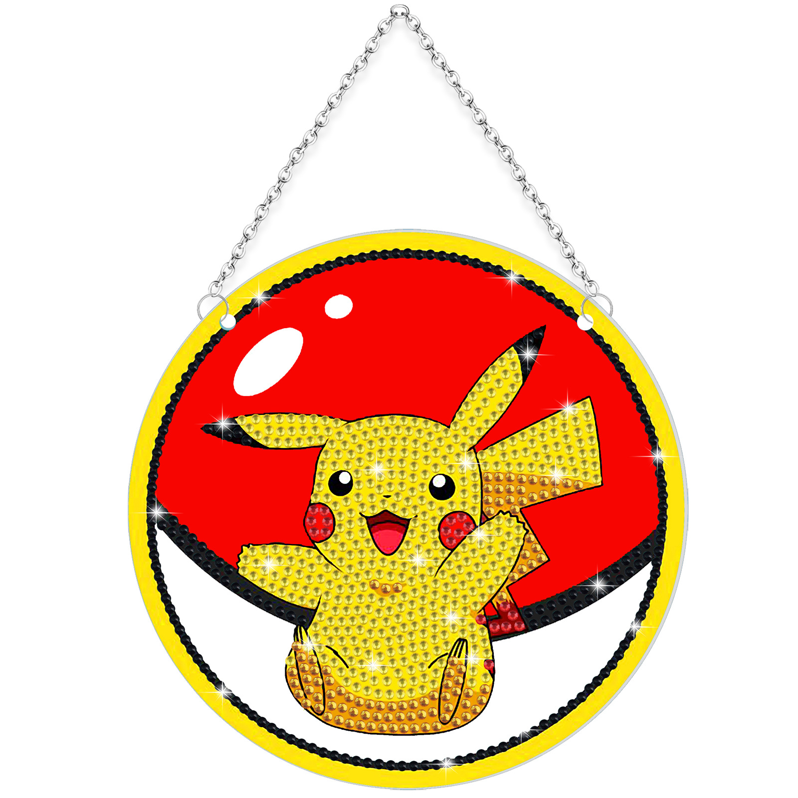 Pikachu Amazon DiDi Diamante Pintura Colgante Acrílico Colgante Creativo Diamante Se centran en los niños