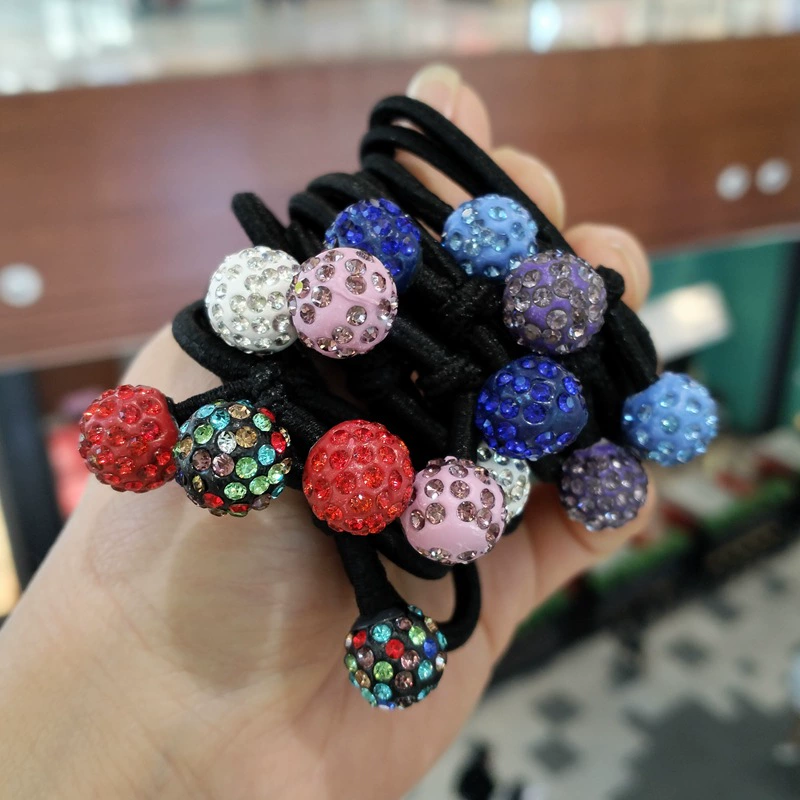 Корейская версия веревки для завязкиBall knot для волос, пряди, резинка, резинка, кожаная крышка, лоток 2 юаня Yiwu маленький ювелирный киоск бант