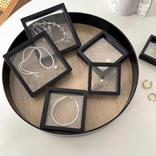 Jewelry storage box pe film suspension box toy bracelet display ring ear stud bracelet necklace jewelry box